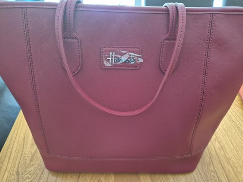 Harrods burgundy handbag - harrods,