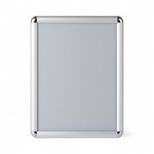 Silver snap frame 25mm - frame, round