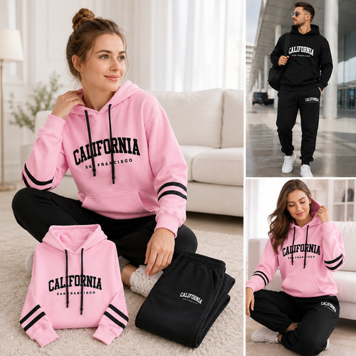 Womens casual stripe tracksuit - stripe,