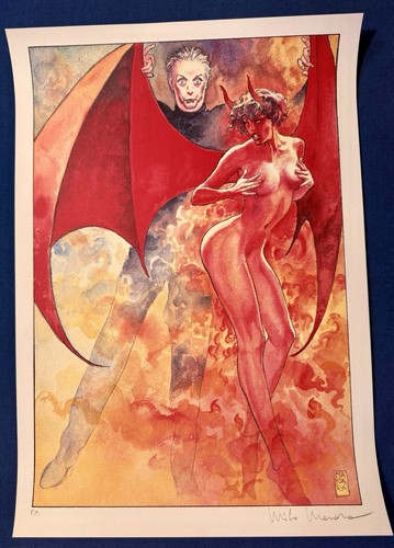 Milo manara huge signed - huge,