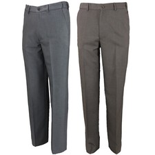 Mens Trousers Formal Office Wear Casual Work Pant for Big & Tall Men, 48W to 62W