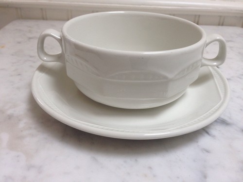 Soup bowl saucer steelite - soup,