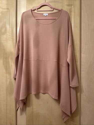 Oversized blush pink lagenlook - oversized,