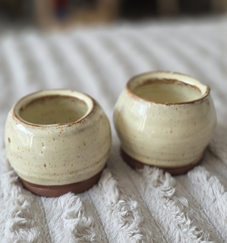 Vintage studio pottery pair - vintage,