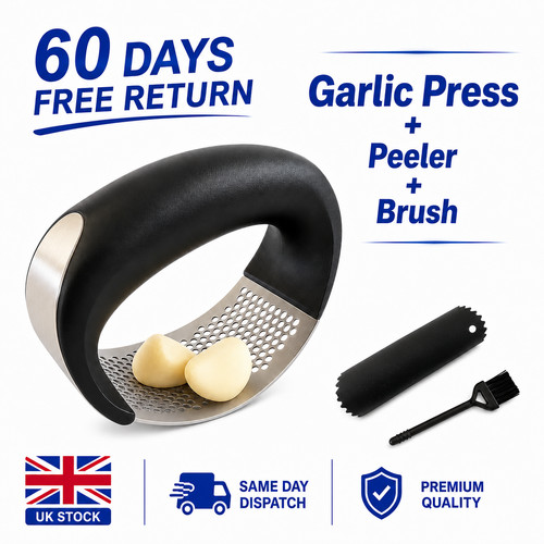 Stainless steel kitchen garlic - stainless,
