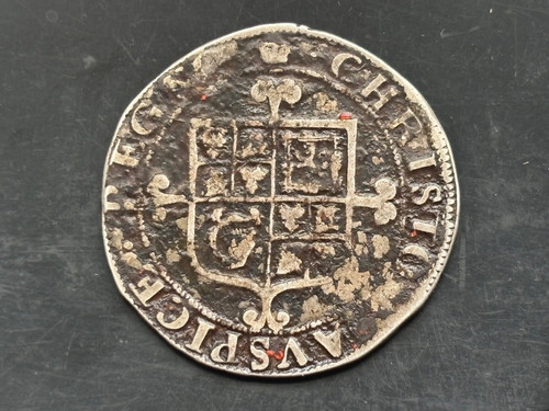 Charles halfcrown hammered - charles, ii