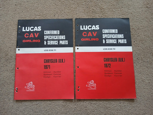 Lucas specifications service - specifications,