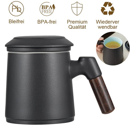 Ceramic tea infuser mug - ceramic,