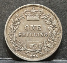 1875 One Shilling Queen
