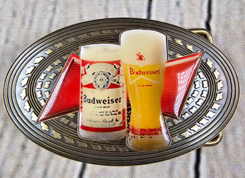 Vintage budweiser beer belt - vintage,