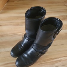 TCX  BLACK WATERPROOF CRUISER URBAN RETRO MOTORCYCLE MOTORBIKE BOOTS