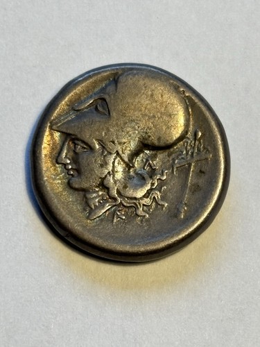 Silver stater from corinth - stater,