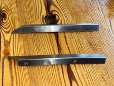 Jaguar E Type Series 2 & 3 V12 Rear Lamp Light Finisher Pair  Not Chrome XKE