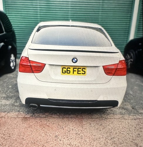 G6fesprivate number plate - plate, on
