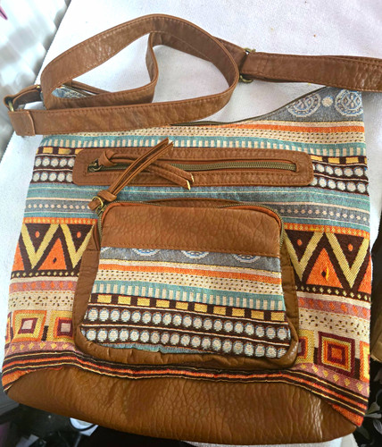 Boho aztec tribal canvas - aztec,