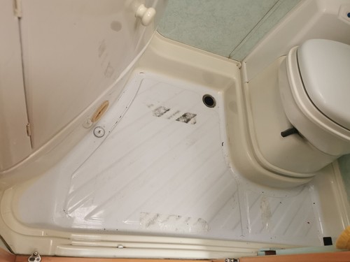 Motorhome caravan shower - caravan,