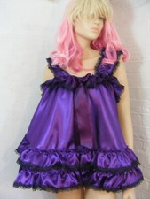sissy ADULT baby dress satin