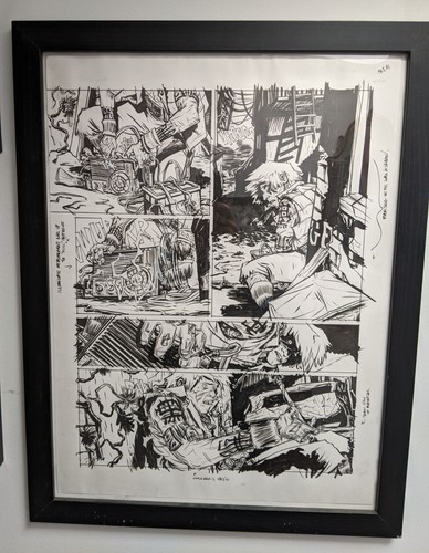 Original comic book art - original,
