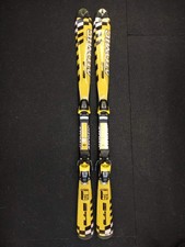 Used Atomic SL:9.12 Beta Race Black/Yellow Downhill Skis w/Bindings