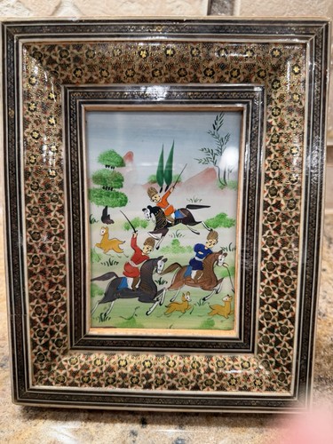Vintage persian khatamkari - persian,