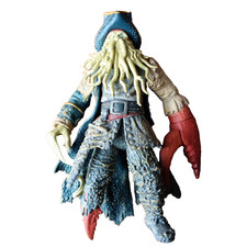 DISNEY Pirates Of The Caribbean - Davy Jones 7" Figure Figurine Toy - Free P&P 
