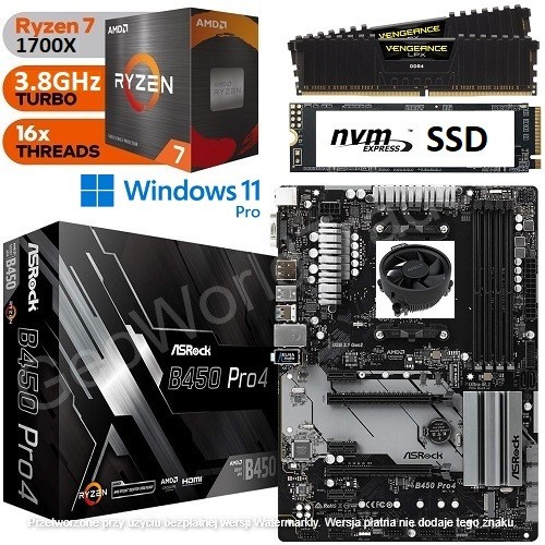 Amd ryzen 1700x 16gb ram - ryzen, 7