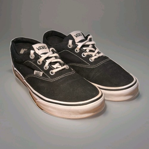 Vans era black - white, canvas