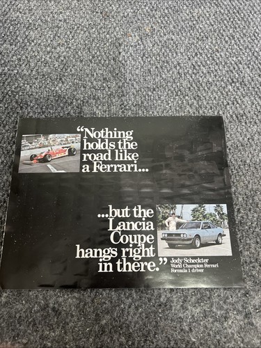 Lancia sales brochure catalog