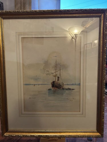 1896 vintage signed original - 1896,