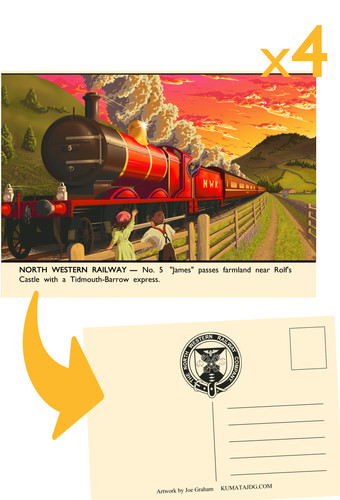 Set postcards james the - of, 4