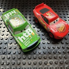 Scalextric 1:64 Car - Disney Pixar Lightning McQueen Cars Bundle Two Cars Used