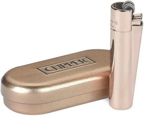 Rose gold metal clipper - rose,