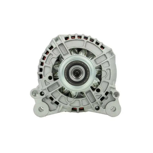 Alternator with freewheel belt