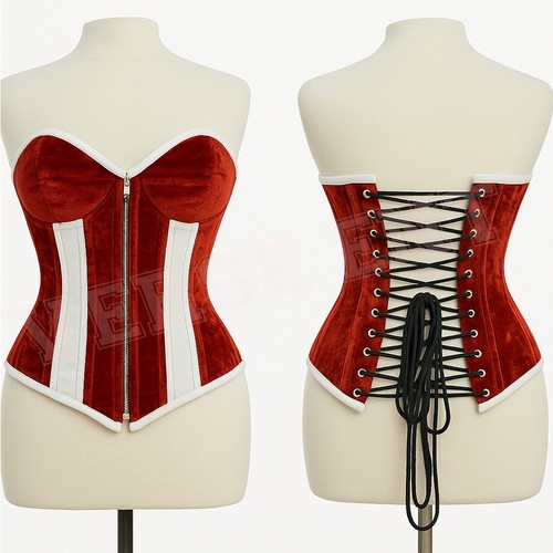 Women red velvet - velvet, steel