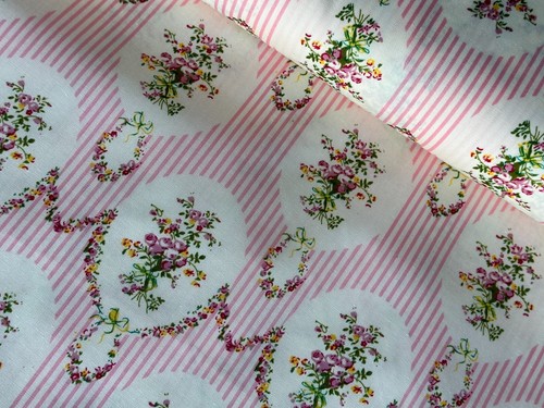 Floral print white - on, white/pink
