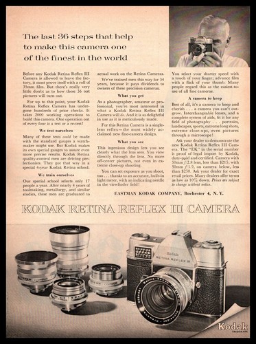 1961 eastman kodak retina - eastman,