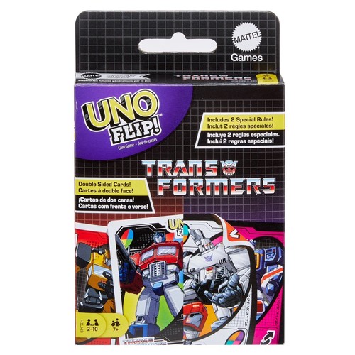 Uno flip transformers card - transformers,