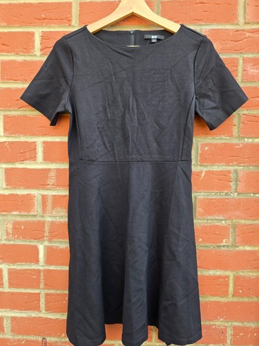 Uniqlo black fit flare - &,
