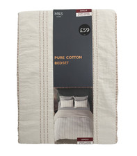 M&S Home Pure Cotton Bedset