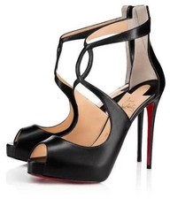 Christian Louboutin Rosie 120 Black Leather 39 UK 6
