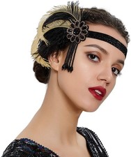 Flapper Gatsby Headband 1920s Headpiece Retro Style Roaring 20s Accessories for