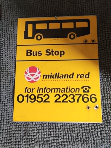 Rare vintage midland red metal - rare,