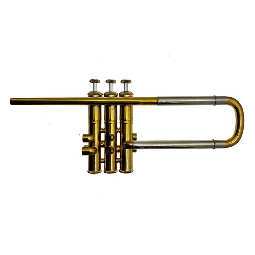 Trumpet body with valve block - with,