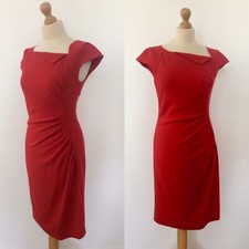 LK BENNETT DAVINA DRESS RED