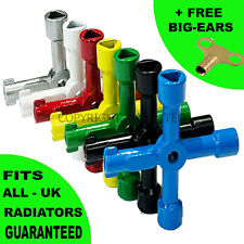 Radiator Key 4 Way Water Gas