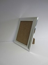 Two Tone Silver 4"x5" Picture Photo frame hang  Stand