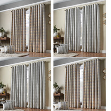 Lined Heavy Curtains Pair Ring