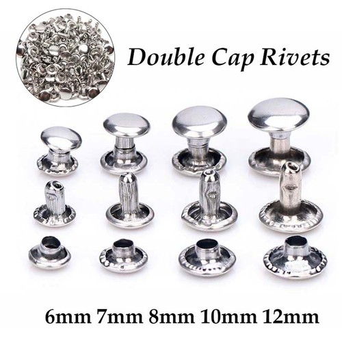 Double cap rivets - cap, stud