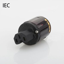 Rhodium Plated Female IEC