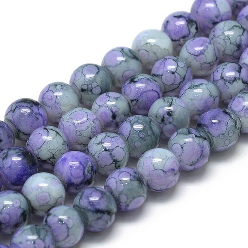 Glass beads marble watermarked - beads,